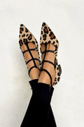 Ludovica - Ballerine Animalier Con Cinturini