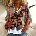 Saskia | Maglione bohémien colorato