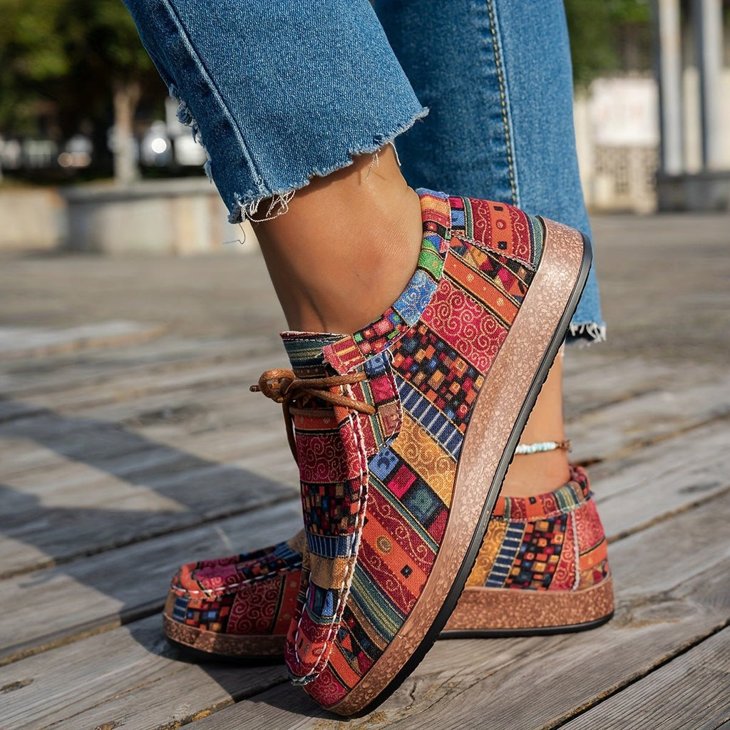Aurora | Scarpe rétro colorate da donna