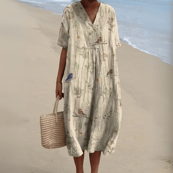 Nathalie | Abito elegante a fiori