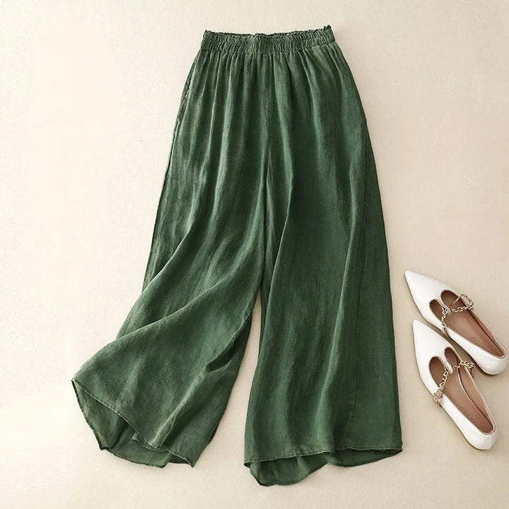 Nicolé | Pantaloni eleganti in lino