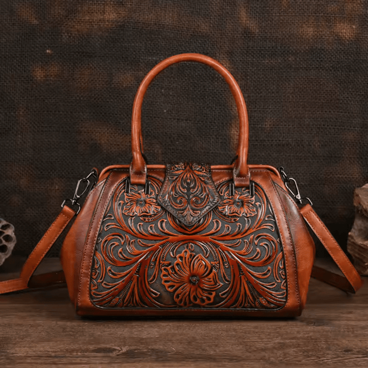 Florina | borsa a mano elegante con motivo floreale