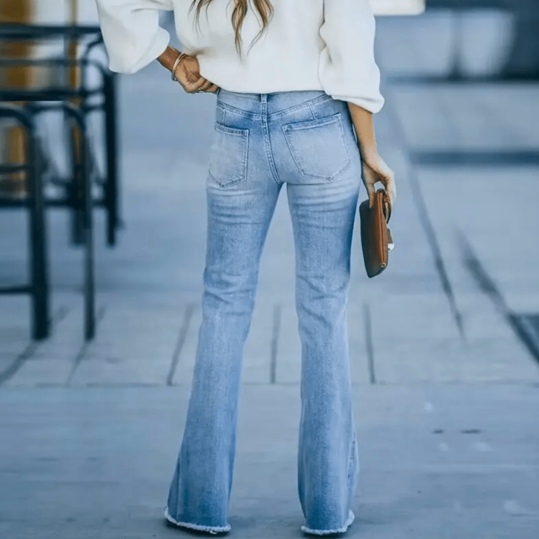 Joanne | Jeans bohemien elasticizzati