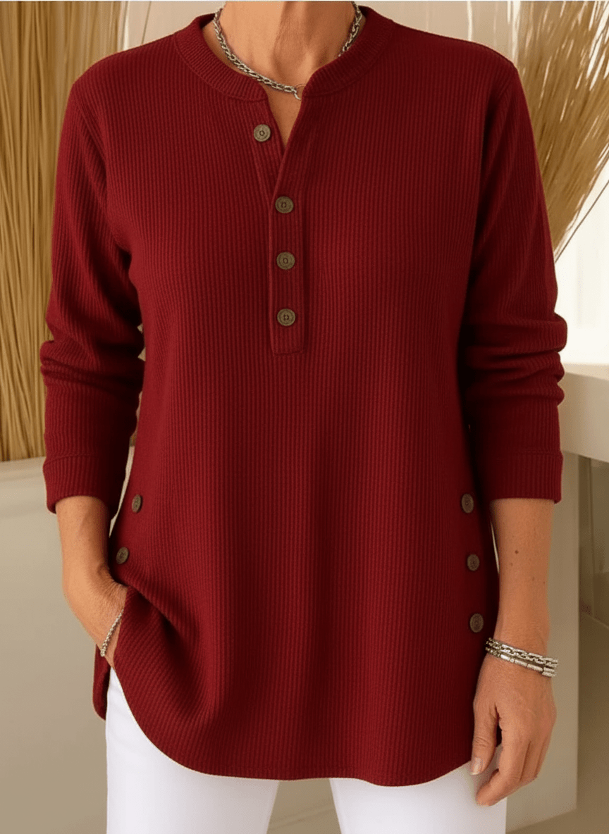 Laura | Maglia Morbida a Maniche Lunghe in Tricot