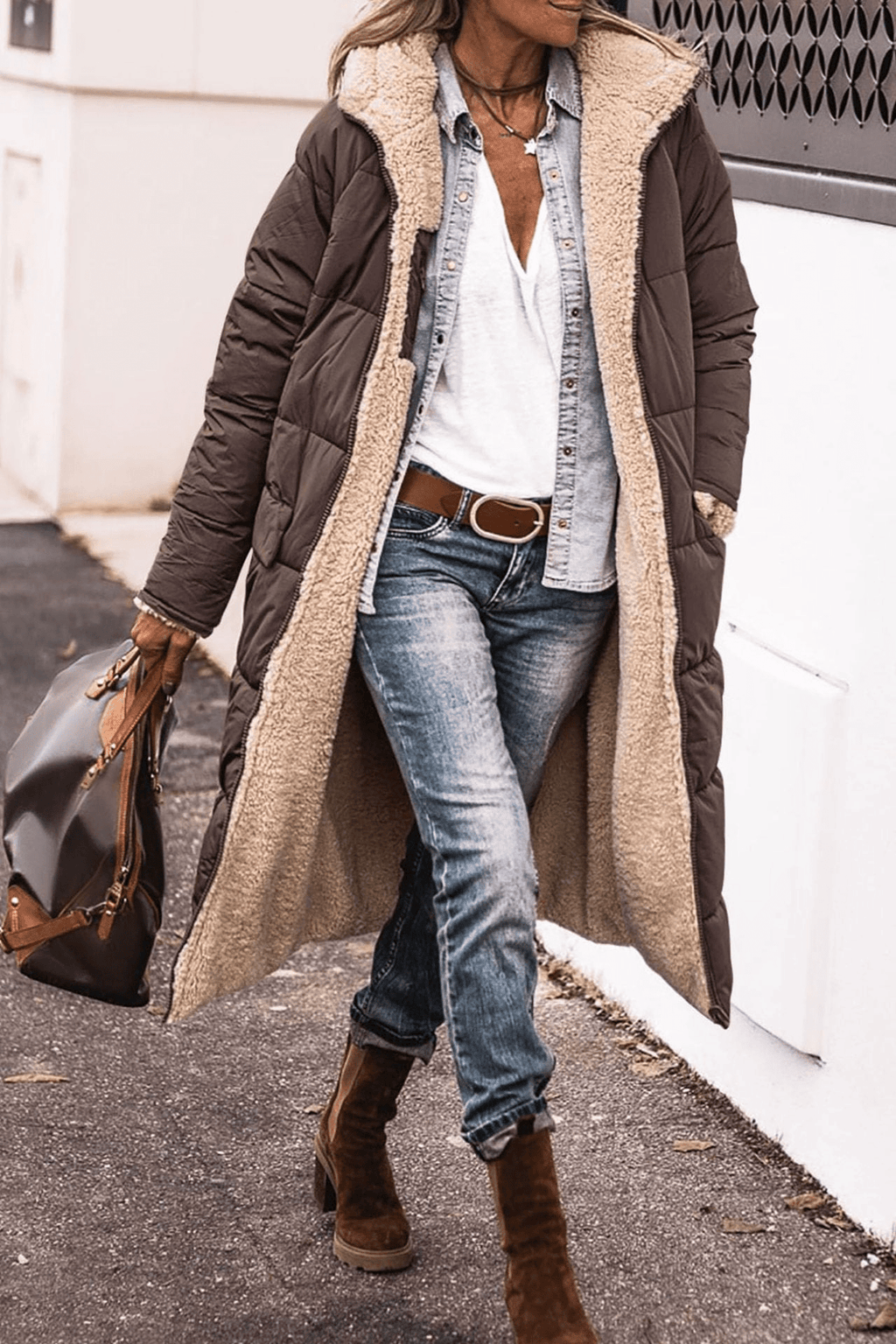 Anny | Mantello reversibile elegante