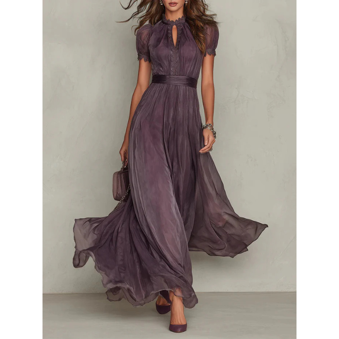 Ashley | Abito lungo in chiffon vintage