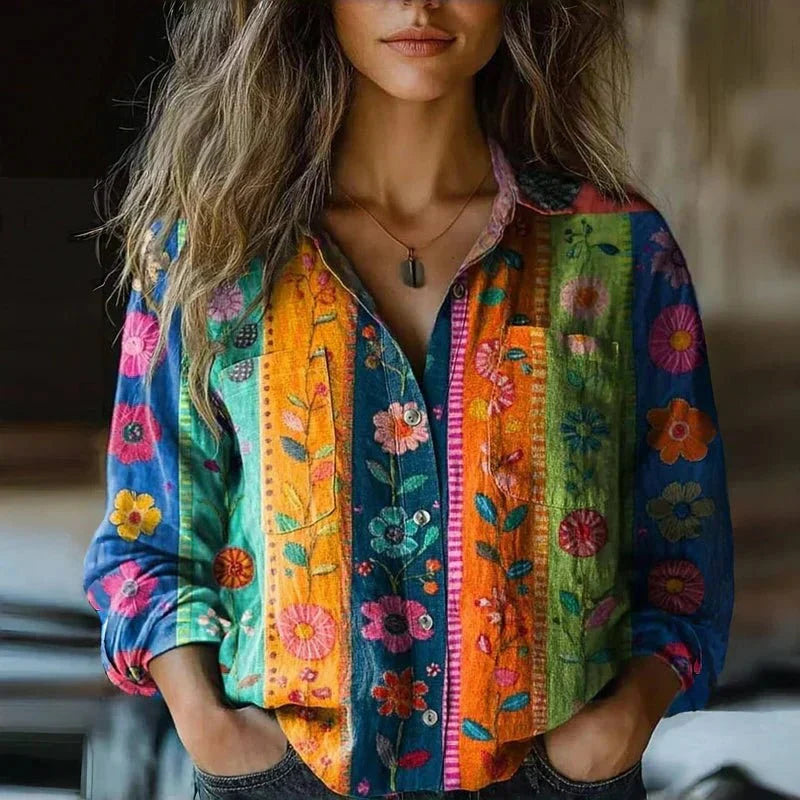 Valentina | Blusa vintage elegante