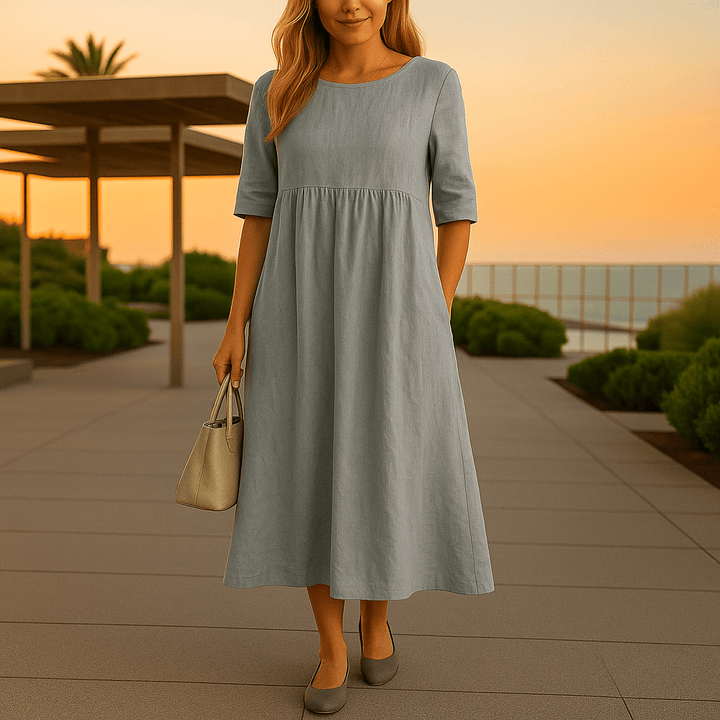 Manon | Abito in cotone traspirante