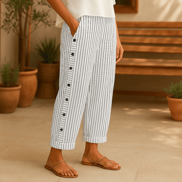 Dagny | Pantaloni leggeri in lino