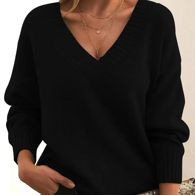 Sofia | Maglia Morbida con Scollo a V