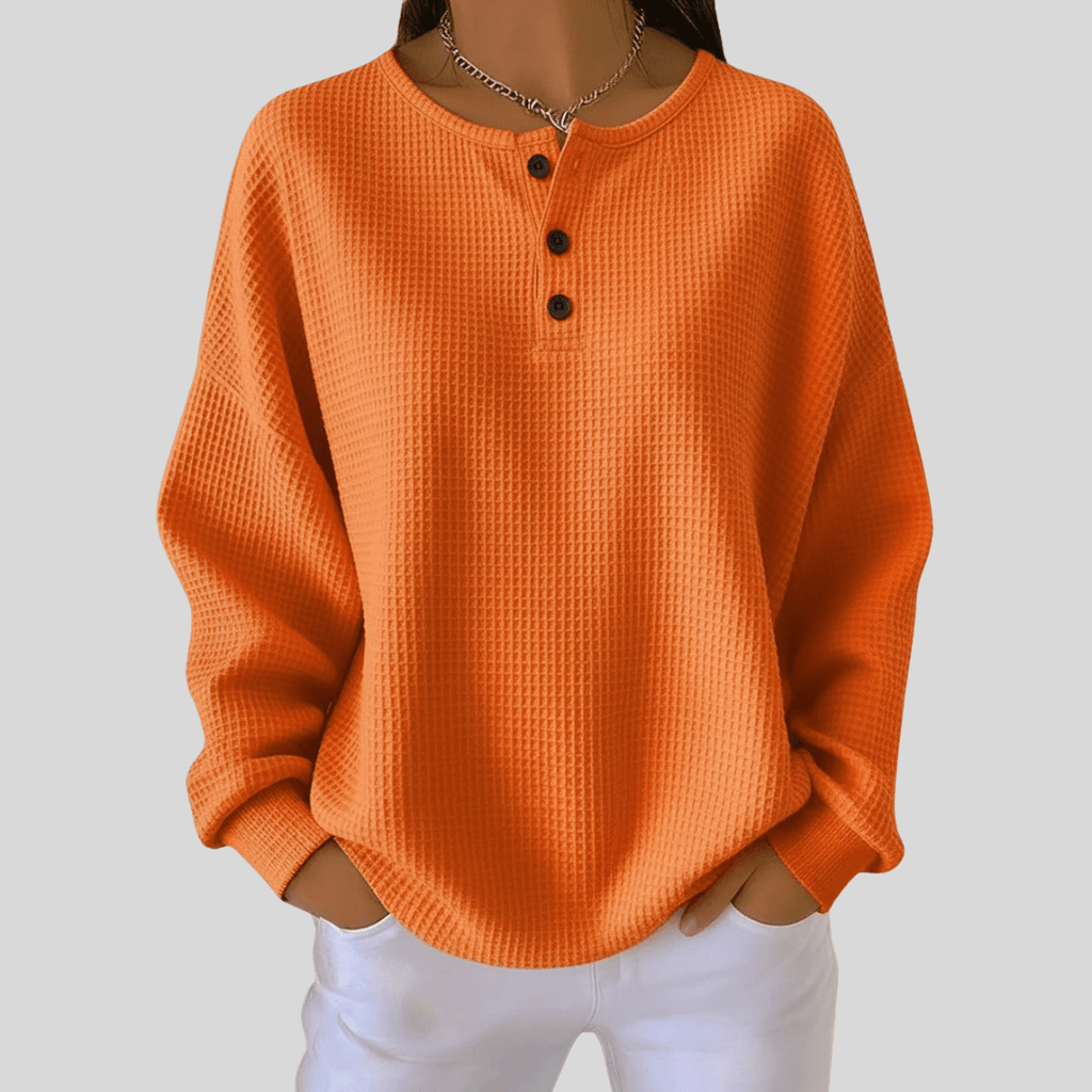 Anne | Maglia Morbida con Colletto e Bottoni