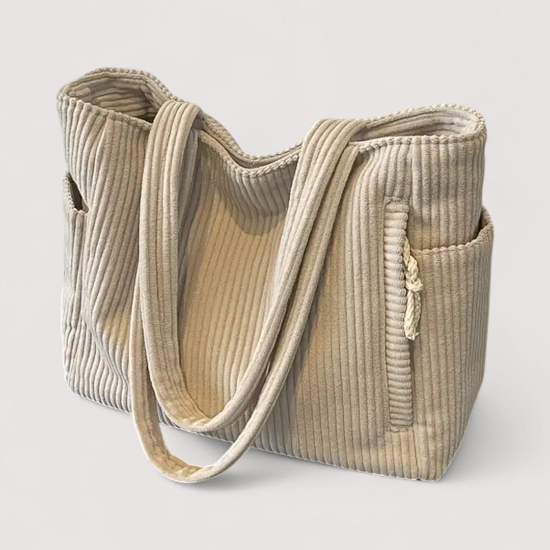 Lauren | Borsa a spalla in velluto a coste