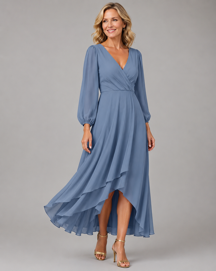 Mia | Abito lungo elegante con scollo a V