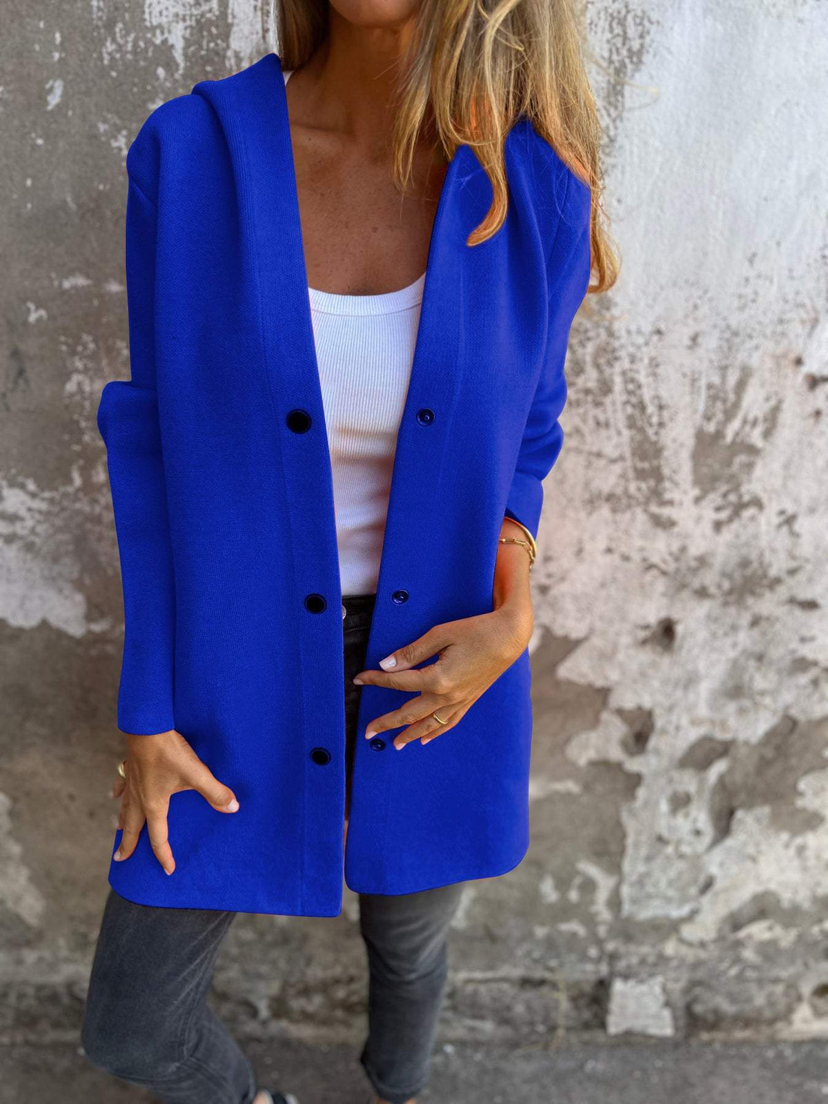 Appolinia | Cardigan casual con cappuccio