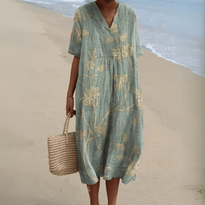Nathalie | Abito elegante a fiori