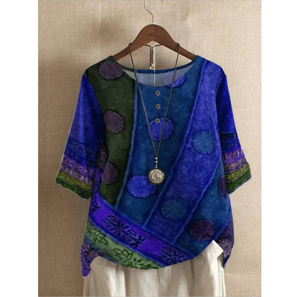 Valarie | top bohemien colorato