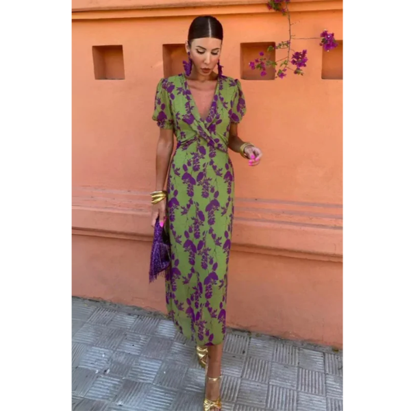 Danielle | Abito midi a fiori