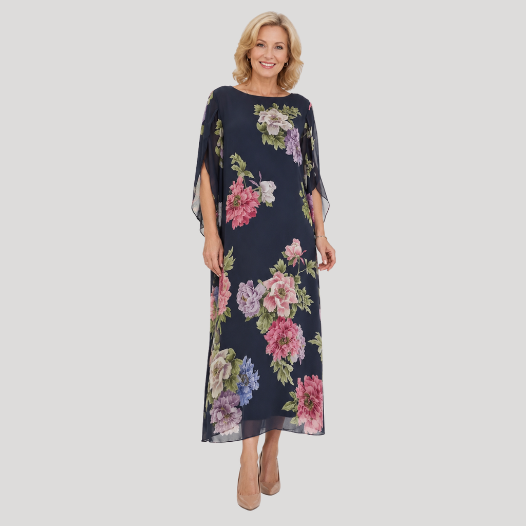 Elowen | Abito lungo Midnight Bloom
