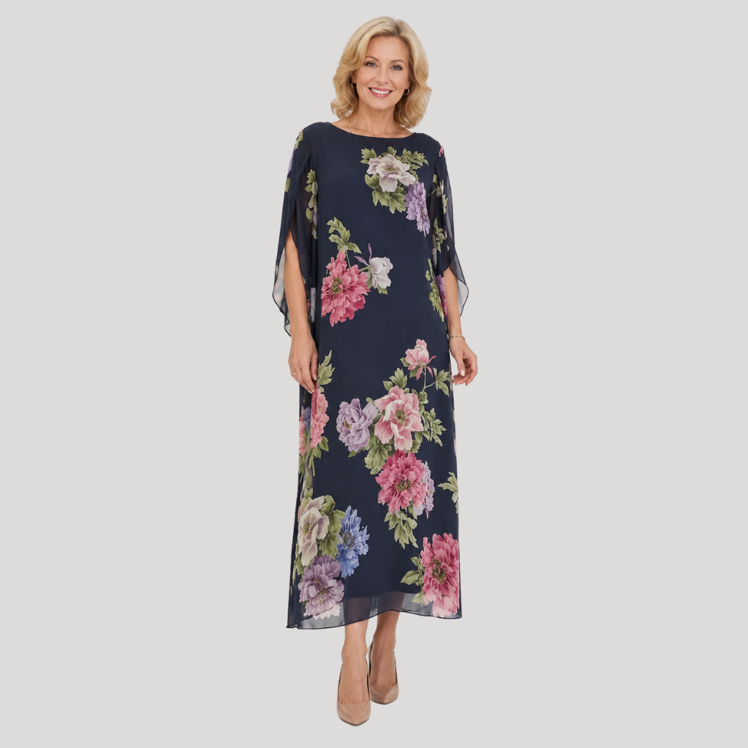 Elowen | Abito lungo Midnight Bloom