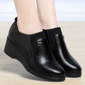 Elvira | Scarpe Eleganti in Pelle con Zeppa