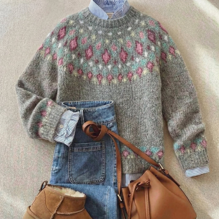 Eleanor™ | Maglione Nordico Vintage in Lana Morbida