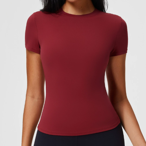 Women's Fitted Crew Neck T-Shirt