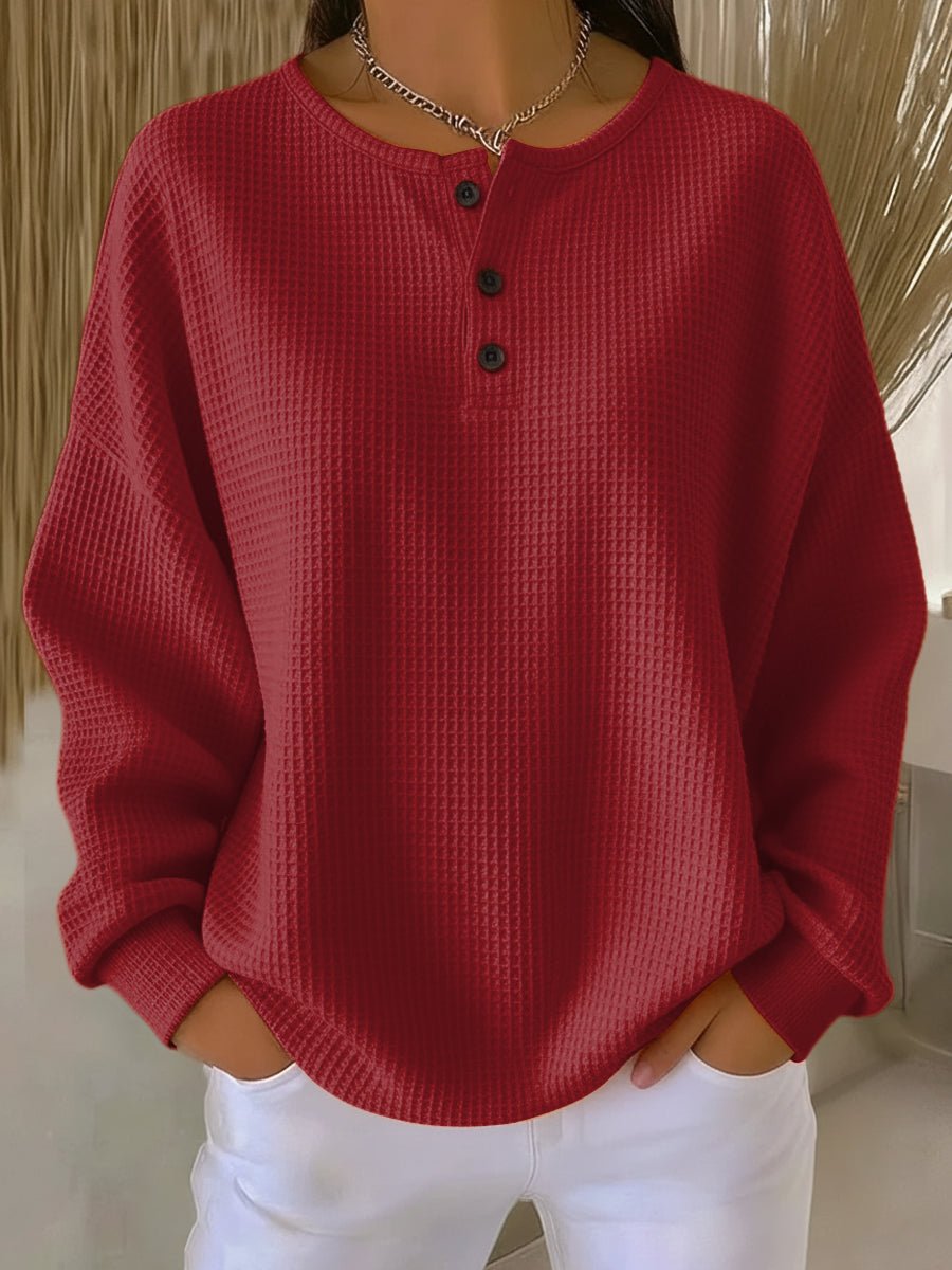 Anne | Maglia Morbida con Colletto e Bottoni