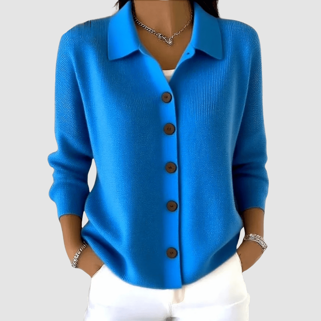 Joanna | Cardigan in Maglia con Bottoni