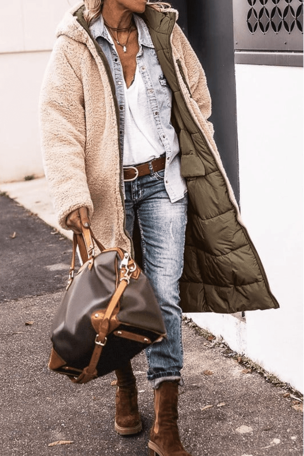Anny | Mantello reversibile elegante
