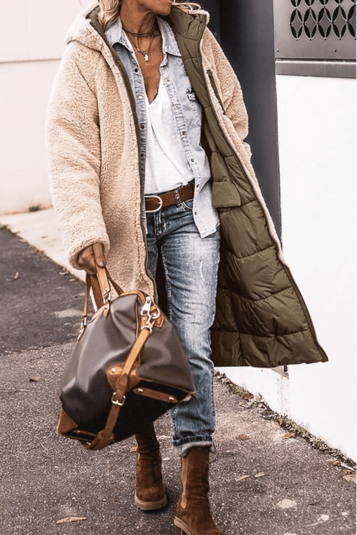 Anny | Mantello reversibile elegante