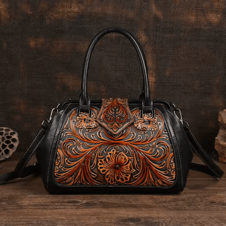 Florina | borsa a mano elegante con motivo floreale
