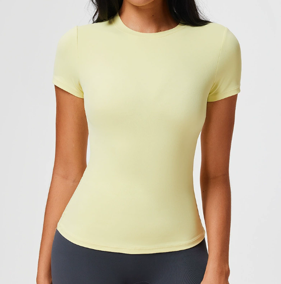Women's Fitted Crew Neck T-Shirt