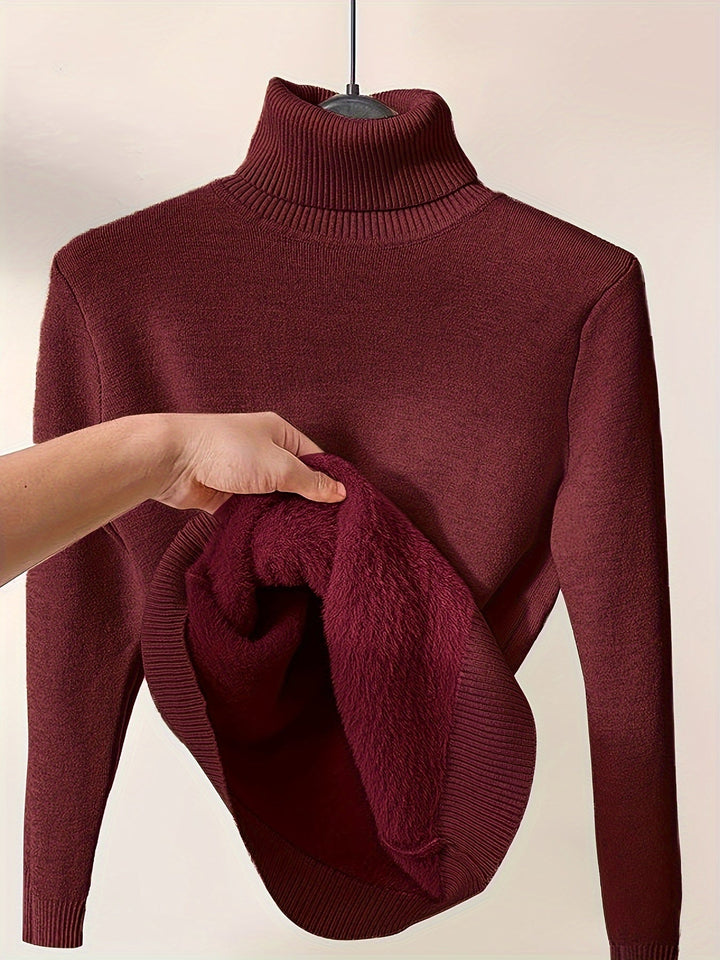 Zella | Maglione Morbido a Collo Alto