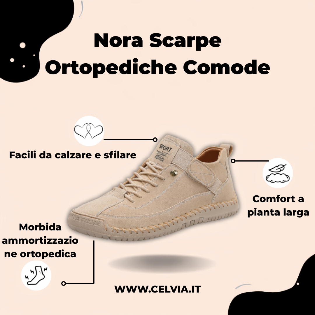 Nora Scarpe Ortopediche Comode e Senza Dolore