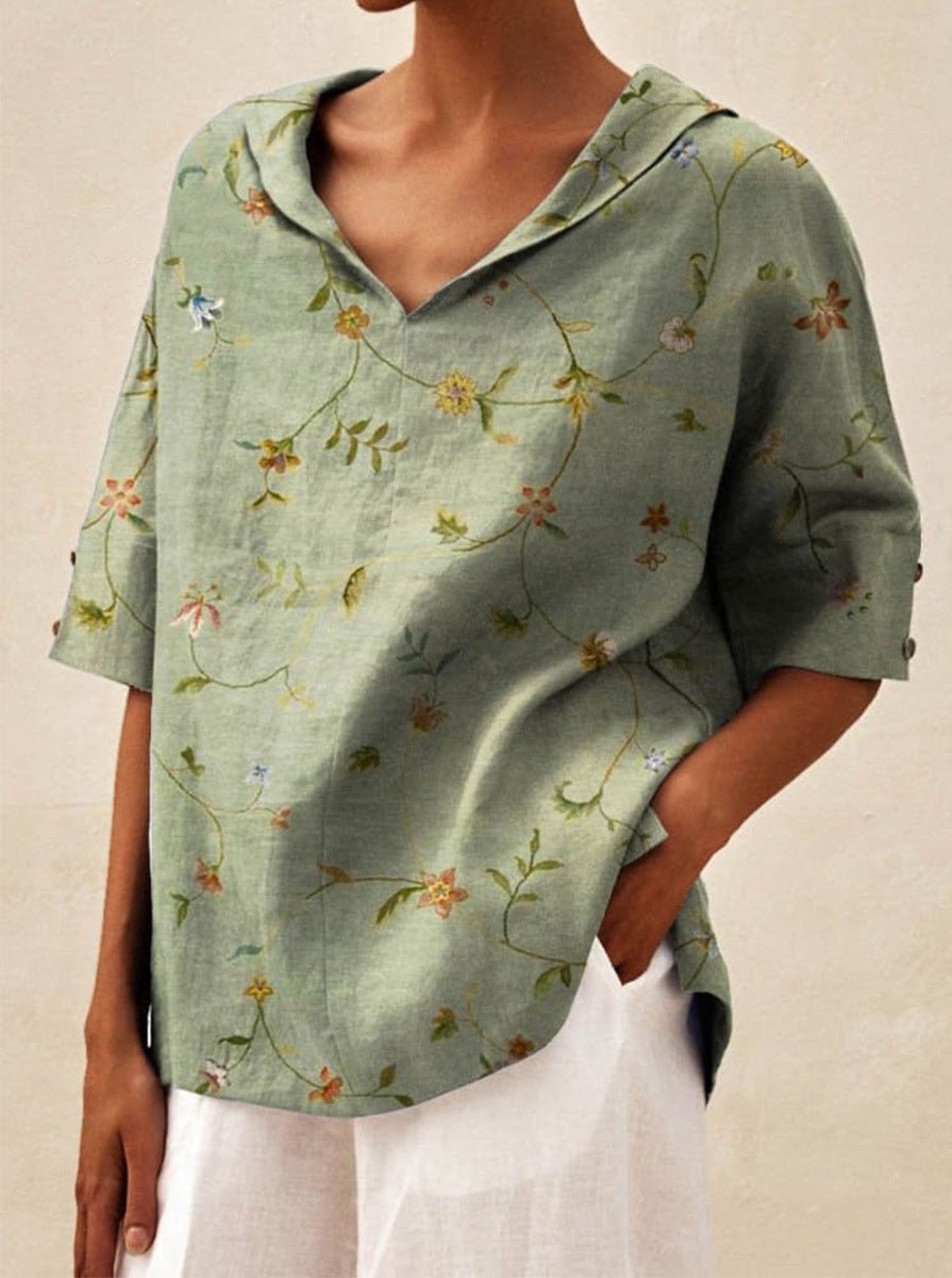 Andrea | Top leggero floreale estivo