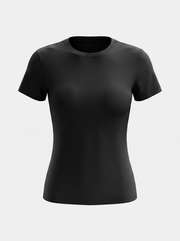 Women's Fitted Crew Neck T-Shirt