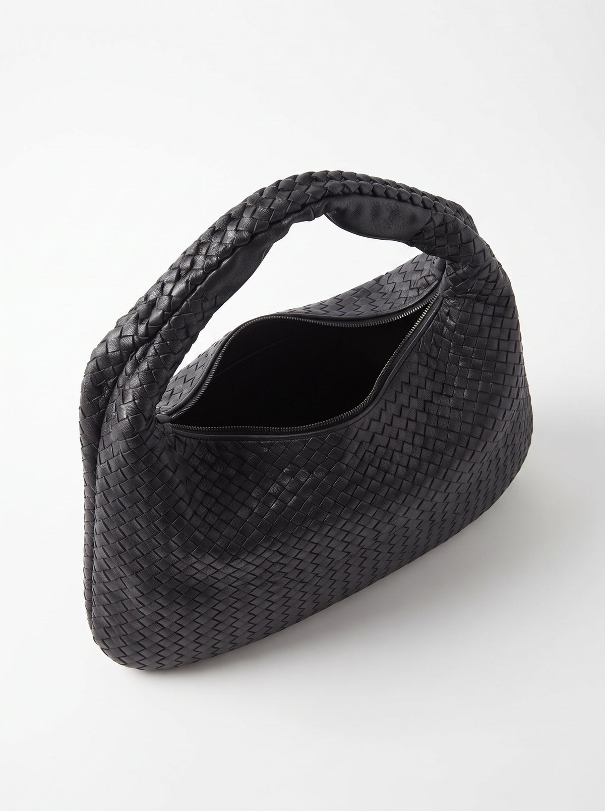 Borsa a tracolla hobo intrecciata