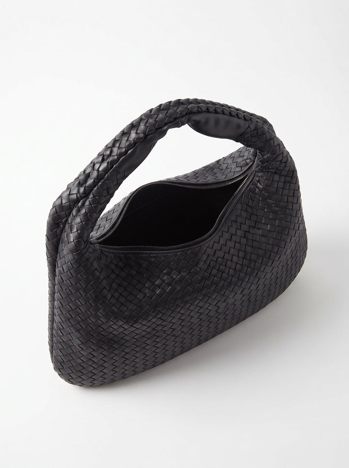 Woven Hobo Shoulder Bag