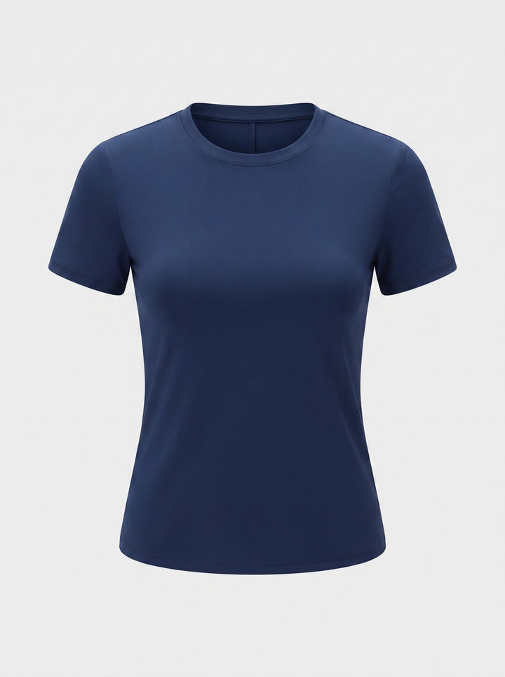 Women's Fitted Crew Neck T-Shirt