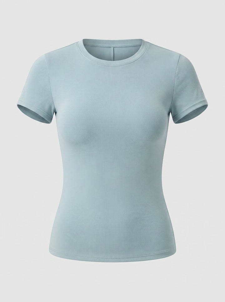 Women's Fitted Crew Neck T-Shirt