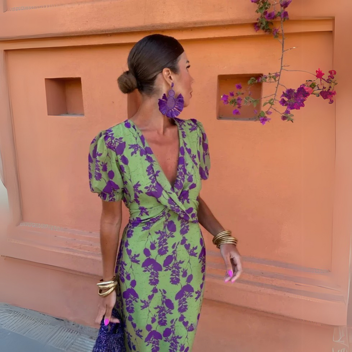 Danielle | Abito midi a fiori