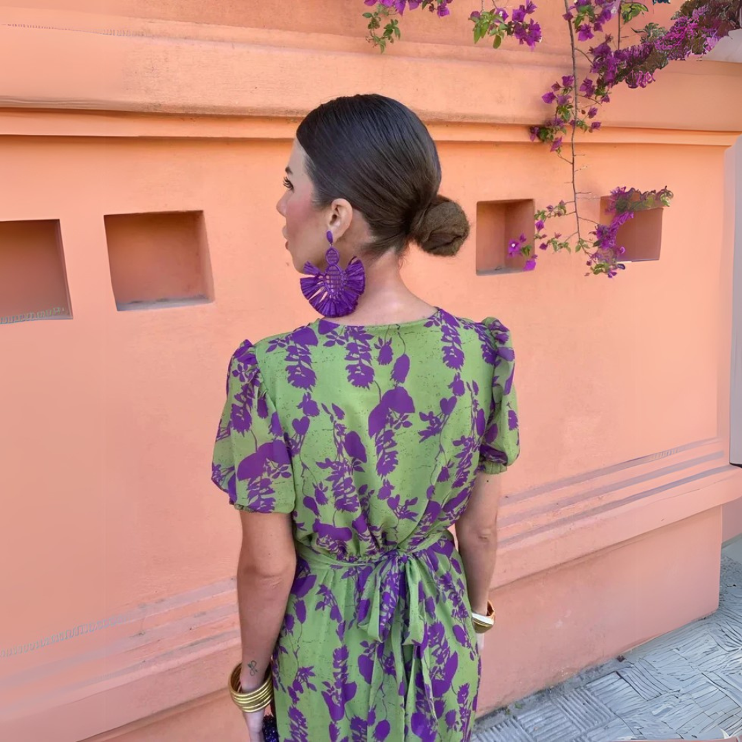 Danielle | Abito midi a fiori