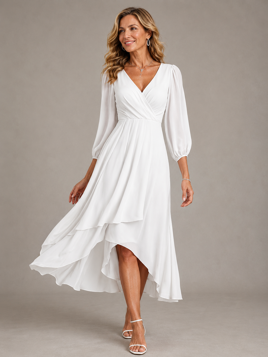 Mia | Abito lungo elegante con scollo a V