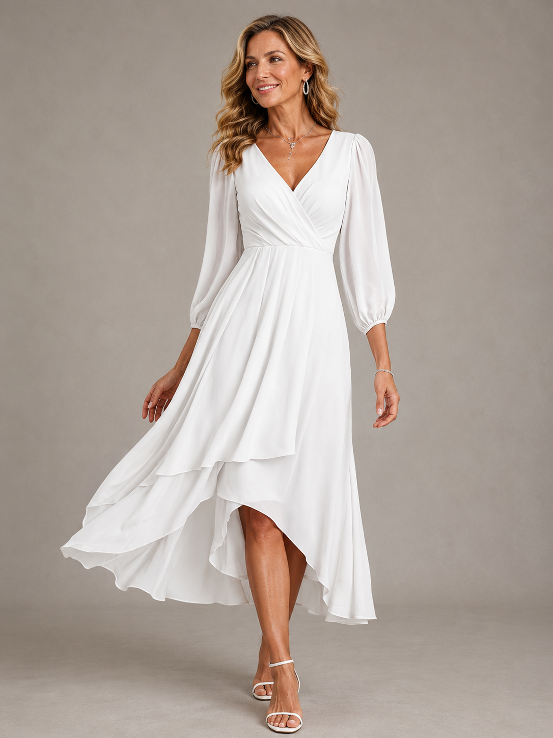 Mia | Abito lungo elegante con scollo a V