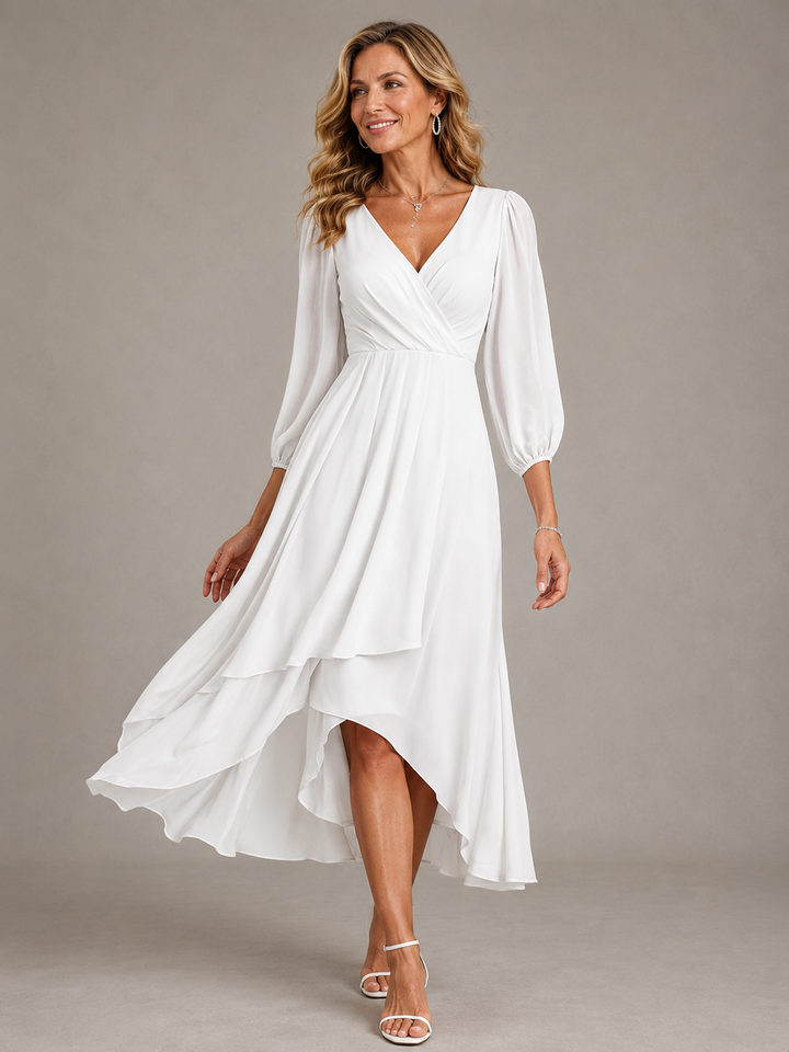 Mia | Abito lungo elegante con scollo a V