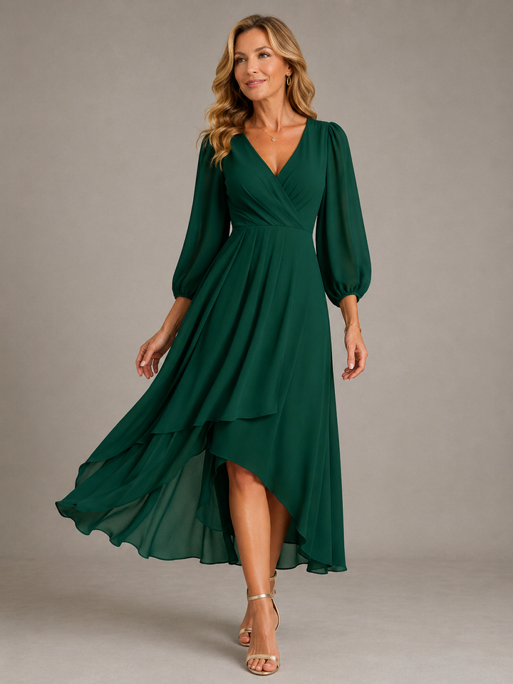 Mia | Abito lungo elegante con scollo a V