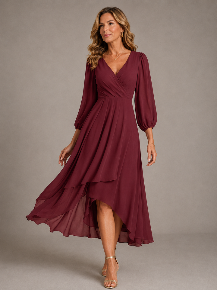 Mia | Abito lungo elegante con scollo a V
