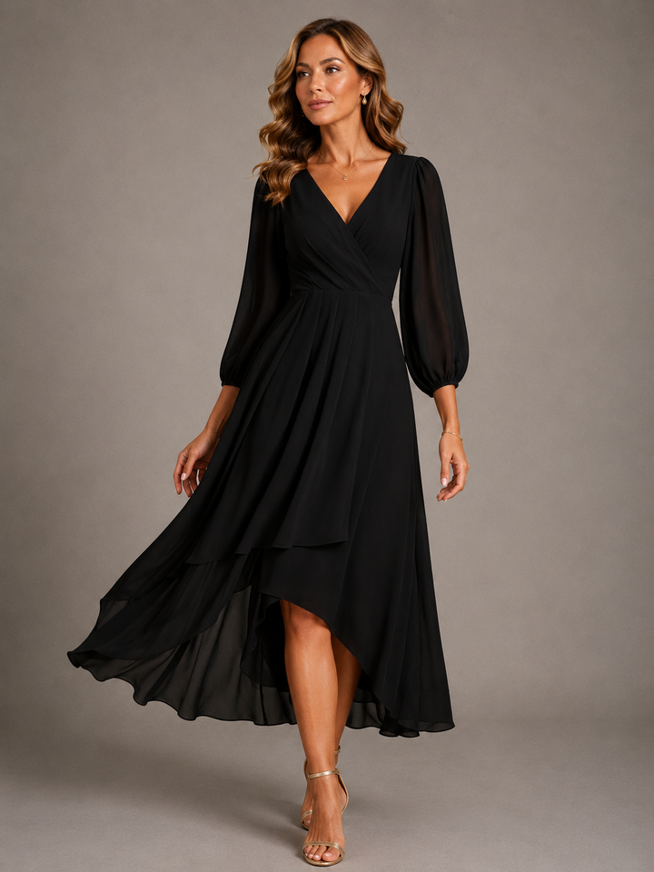 Mia | Abito lungo elegante con scollo a V