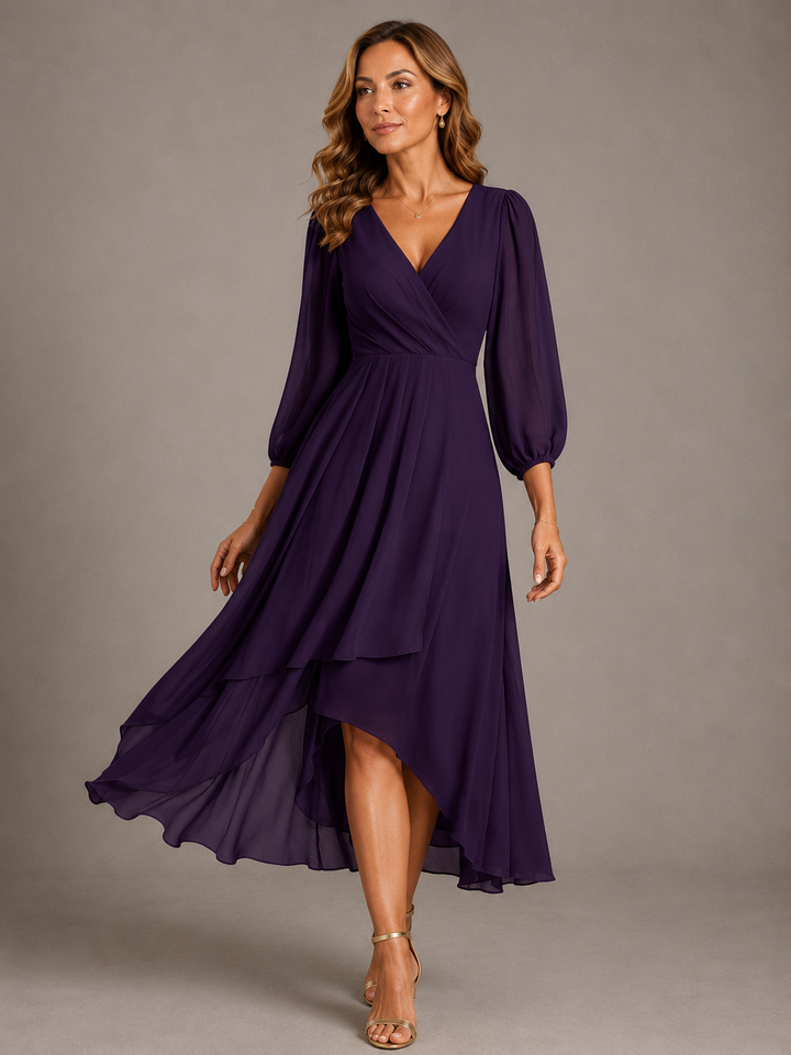 Mia | Abito lungo elegante con scollo a V