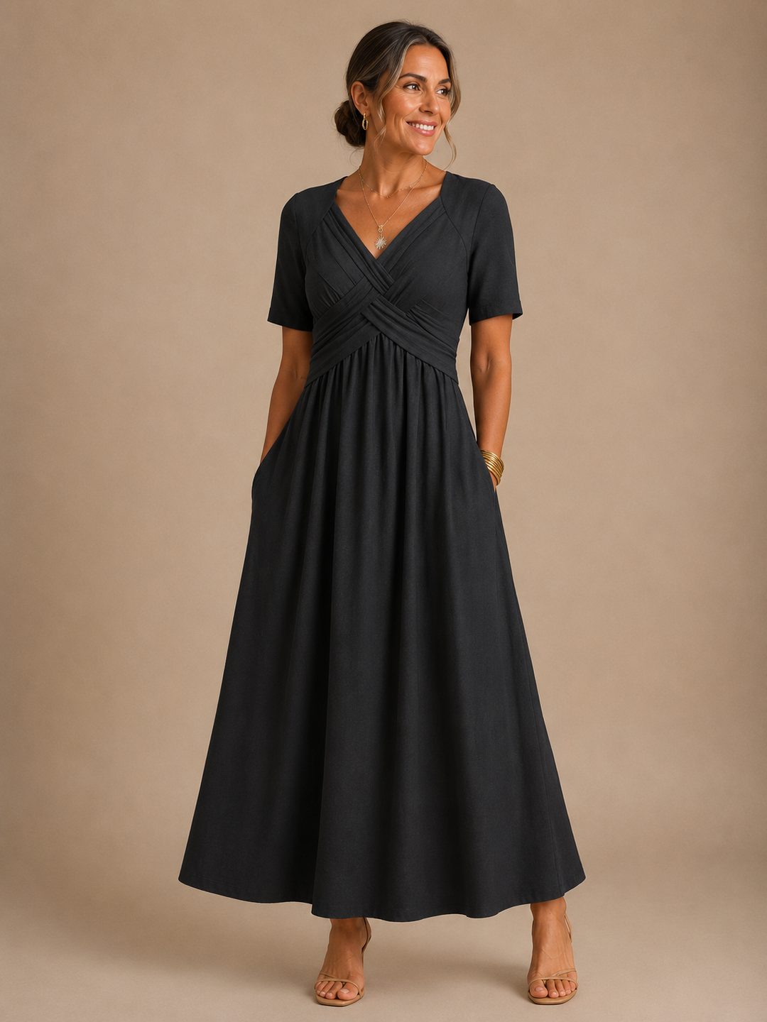 Angeli |  Elegant Midi Dress